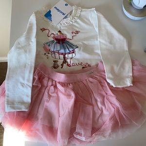 Mayoral Toddler Tutu Two Piece